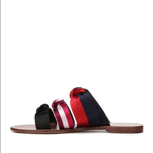 Diane von Furstenberg Bree Knotted Flat Slide Sandal - Picture 2 of 16